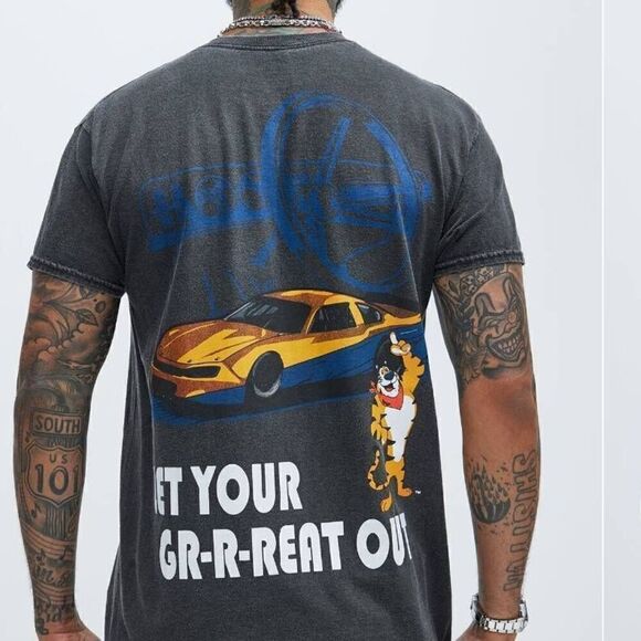 Kellogg's Frosted Flakes Oversized Short Sleeve T-shirt -R - Picture 2 of 5